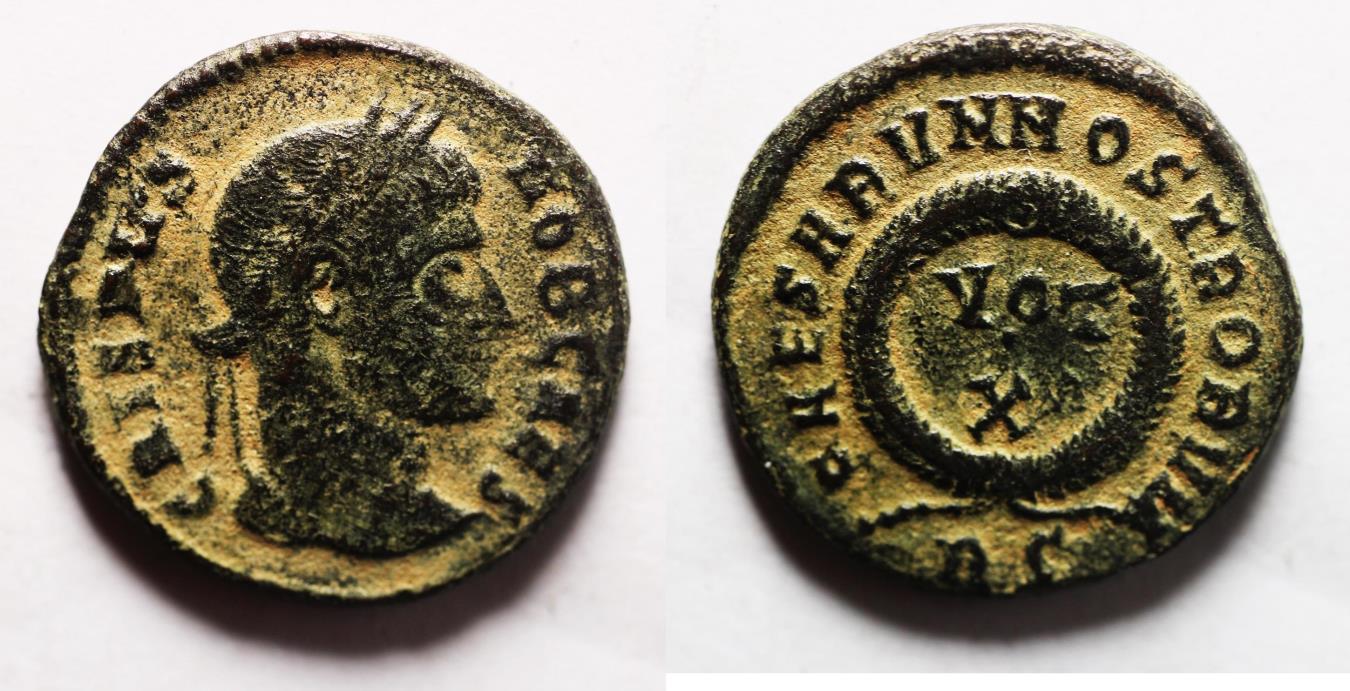 CRISPUS AE 3 . ORIGINAL DESERT PATINA - Old Coin Price
