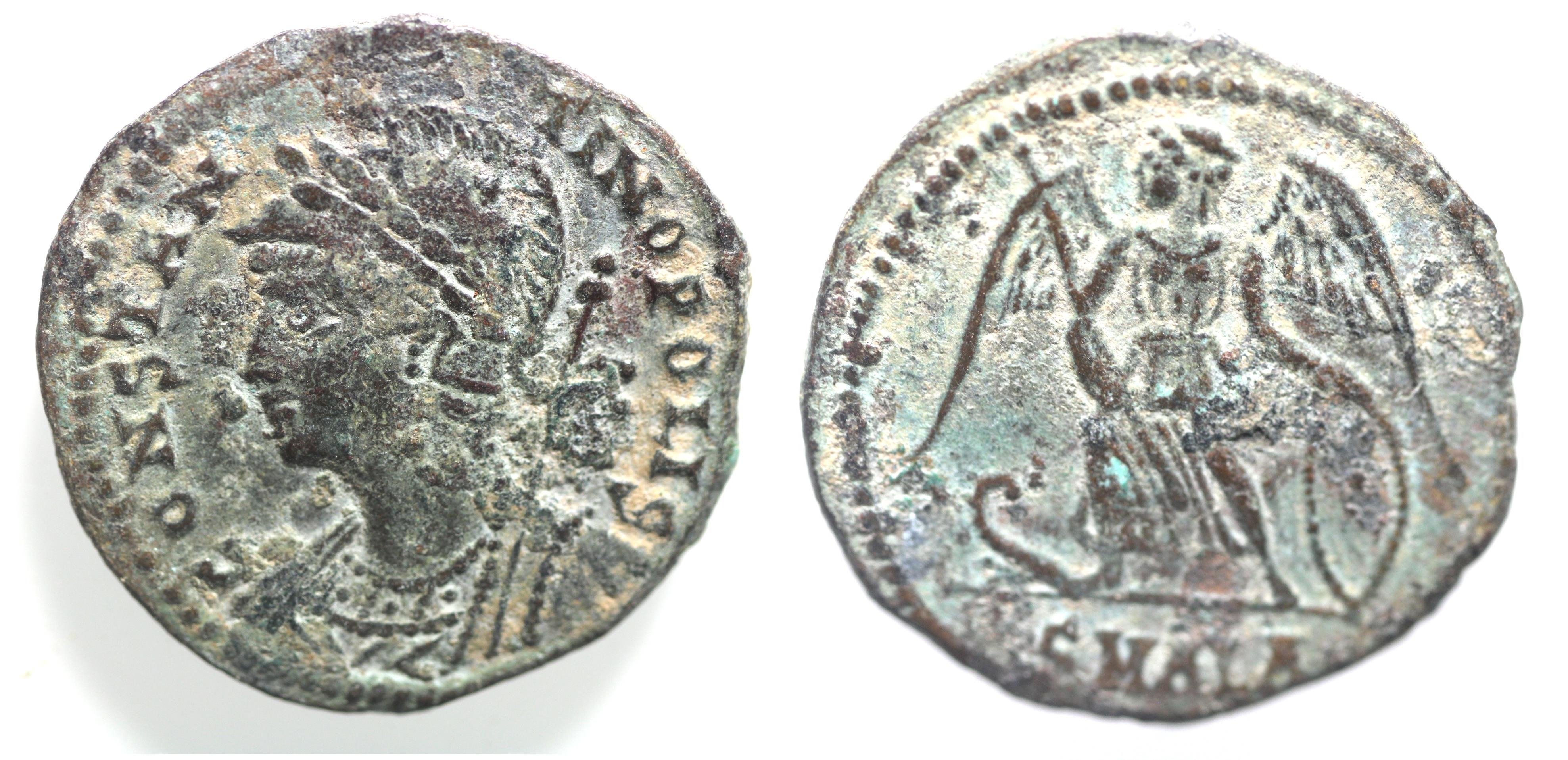 AS FOUND: CONSTANTINE I AE 3 . COMMEMORATIVE ISSUE. | Roman Imperial Coins