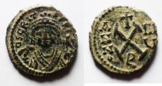 Ancient Coins - Byzantine. Maurice Tiberius AE DECANUMMIUM