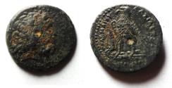 Ancient Coins - PTOLEMAIC KINGDOM. PTOLEMY III AE 16.