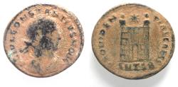 Ancient Coins - CONSTANTIUS II AE FOLLIS. CAMP GATE