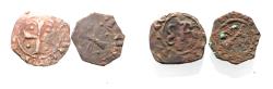 World Coins - CRUSADERS. LOT OF TWO AE UNITS