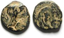 Ancient Coins - Greek. Nabataea. Proto-Nabataean. AE 18mm, 3.30g. Struck c. 250-200 BC. 