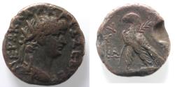 Ancient Coins - EGYPT, Alexandria. NERO SILVER TETRADRACHM.