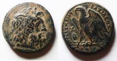 Ancient Coins - BEAUTIFUL: PTOLEMAIC KINGDOM. PTOLEMY II AE 28. ALEXANDRIA MINT