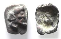 Ancient Coins - Roman Egypt. 2nd-3rd century AD. Lead seal impression (20mm, 6.31g). Male's Head
