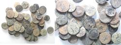 Ancient Coins - AS FOUND: LOT OF 50 ROMAN BRONZE COINS