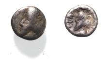 Ancient Coins - Kings of Persis. 2nd century BC. AR Obol