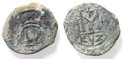 Ancient Coins - Byzantine. Maurice Tiberius AE Follis