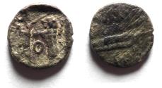 Ancient Coins - AS FOUND: PHOENICIA: Sidon. c. 346-343 BC. AR Obol or 1/16th Shekel