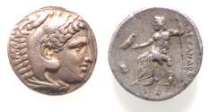 Ancient Coins - Macedonian Kings. Alexander III the Great (336-323 BC). AR tetradrachm (26mm, 16.94g). Pella mint.