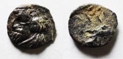 Ancient Coins - Kings of Persis. 2nd century BC. AR Obol