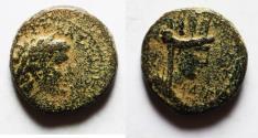 Ancient Coins - Decapolis. GAdara under Claudius (AD 41-54). AE 16