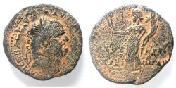 Ancient Coins - Judaea. HERODIAN. Agrippa II with Vespasian (c. 50-100 CE). Æ 26
