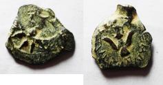 Ancient Coins - Judaea, Alexander Jannaeus, 103-76 BC, AE Prutot (Biblical Widow's Mites).