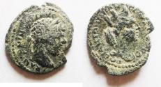 Ancient Coins - Mesopotamia. Carrhae. Caracalla AE 16