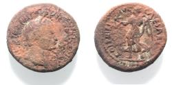 Ancient Coins - NICE AS FOUND: JUDAEA. Caesarea Maritima. TRAJAN .  Æ 22