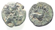 Ancient Coins - Seleucis and Pieria. Antioch Æ 20 . Star of Bethlehem depicted. 1st Century AD