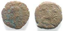 Ancient Coins - EGYPT, Alexandria. DOMITIAN AE OBOL