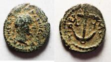 Ancient Coins - JUDAEA, Tiberias. Trajan. 98-117 CE. AE 16