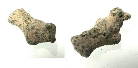 Ancient Coins - Ancient Levant. Bronze Age. 14th Century B.C bronze weight of a Duck. 1/2 qedet