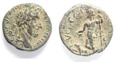 Ancient Coins - Decapolis. Nysa-Scythopolis under Antoninus Pius (AD 128-161). AE 22