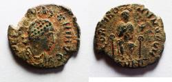 Ancient Coins - Aelia Eudoxia. Augusta, AD 400-404. Æ 3