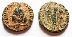 Ancient Coins - Pagan Coinage. Time Of Persecution: Maximinus II. 1/4 Nummus. A.D. 312.