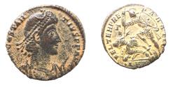 Ancient Coins - CONSTANTIUS II AE . FALLEN HORSEMAN