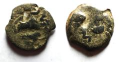 Ancient Coins - Judaea. Jewish War. First Revolt. AE Prutah. Year 2. 67/68 C.E.