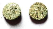 Ancient Coins - Seleucis and Pieria. Antioch on the Orontes. Pseudo-autonomous issue (c. AD 65-66). AE chalkous (12mm, 2.01g).