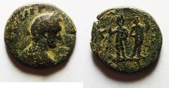 Ancient Coins - JUDAEA, Aelia Capitolina (Jerusalem). Antoninus Pius. 138-161 CE. Æ 23