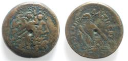 Ancient Coins - PTOLEMAIC KINGS of EGYPT. Ptolemy IV Philopator (222-205/4 BC). AE 33