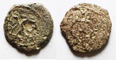 Ancient Coins - Judaea, Herod the Great, 37 - 4 B.C. AE Double prutah.