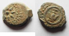 Ancient Coins - Ancient Biblical Widow's Mite Coin of Alexander Jannaeus