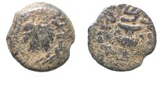 Ancient Coins - Judaea. Jewish War. First Revolt. AE Prutah. Year 2. 67/68 C.E.