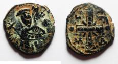 Ancient Coins - BYZANTINE. Alexius I Comnenus (1081-1118). AE tetarteron
