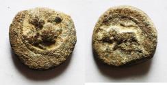 Ancient Coins - NABATEAN KINGDOM. TIME OF ARTEAS IV LEAD COIN