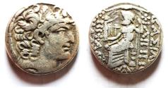 Ancient Coins - Syria, Seleucis and Pieria. Pre-Imperial period, 47/6-28 BC. AR tetradrachm (25mm, 11.43g) in the name and types of Philip I Philadelphos.
