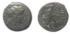 Ancient Coins - PTOLEMAIC KINGS of EGYPT. Ptolemy V or Ptolemy VI. 204-180 BC or 180-145 BC. Æ. ISIS