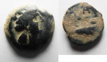 Ancient Coins - PHOENICIA. ARADOS. 1ST CENT. A.D AE 17