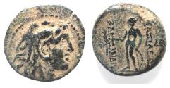 Ancient Coins - Seleukid Kingdom. ALEXANDER BALAS AE 20