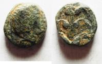 Ancient Coins - KYRENAICA, Kyrene. Circa 308-277 BC. Æ 14