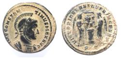 Ancient Coins - AS FOUND. CONSTANTINE I AE FOLLIS