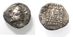 Ancient Coins - KINGS OF PARTHIA. Parthian Kingdom. SILVER DRACHM .