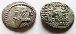 Ancient Coins - KINGS OF PARTHIA. Parthian Kingdom. SILVER DRACHM .