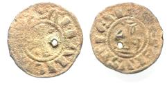 World Coins - Crusaders States. Kingdom of Jerusalem. Amaury (1163-1174). Billon denier