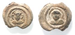 Ancient Coins - Byzantine. Sixth-seventh centuries AD. Lead seal