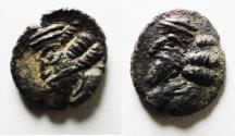 Ancient Coins - Kings of Persis. 2nd century BC. AR Obol