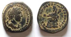 Ancient Coins - Heavy & Thick coin: ARABIA. PETRA. HADRIAN AE 27. TYCHE
